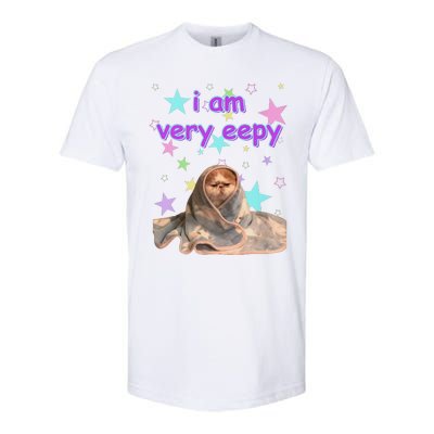 I Am Very Eepy Funny Cat Blanket Softstyle® CVC T-Shirt