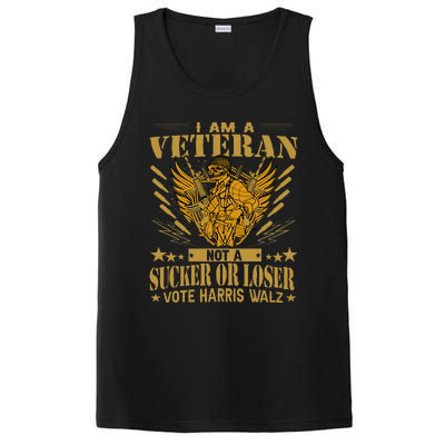 IM A Veteran Not A Sucker Or A Loser Harris Walz 2024 PosiCharge Competitor Tank