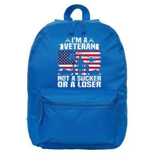 IM A Veteran Not A Sucker Or A Loser 16 in Basic Backpack