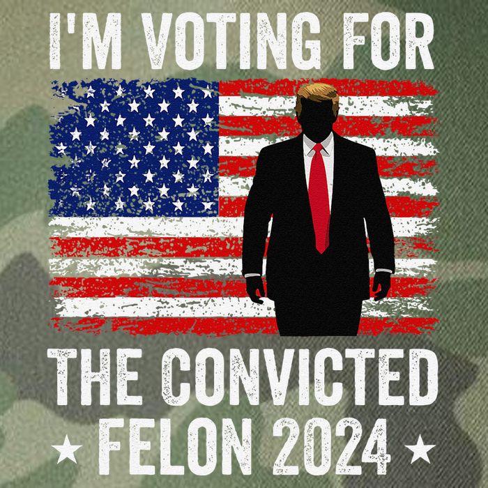 I Am Voting Convicted Felon 2024 Legacy Tie Dye Trucker Hat