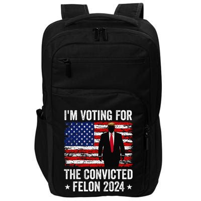 I Am Voting Convicted Felon 2024 Impact Tech Backpack