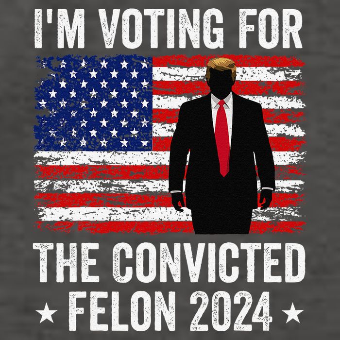 I Am Voting Convicted Felon 2024 Vector Backpack
