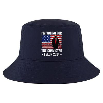 I Am Voting Convicted Felon 2024 Cool Comfort Performance Bucket Hat