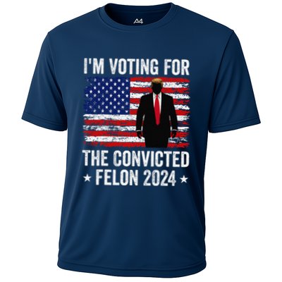 I Am Voting Convicted Felon 2024 Performance Shirt