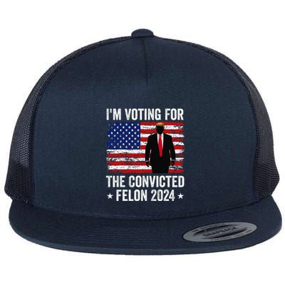 I Am Voting Convicted Felon 2024 Flatbill Hat