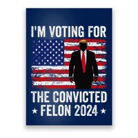 I Am Voting Convicted Felon 2024 Poster