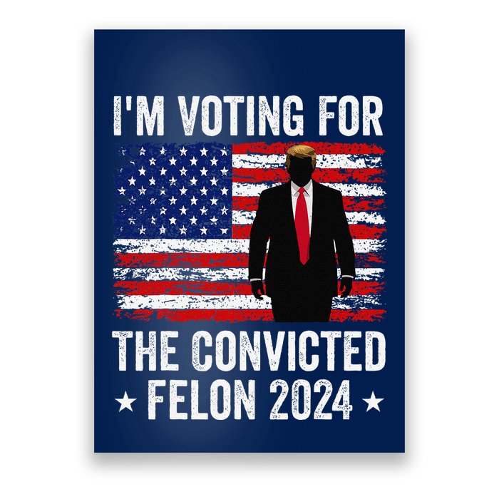 I Am Voting Convicted Felon 2024 Poster