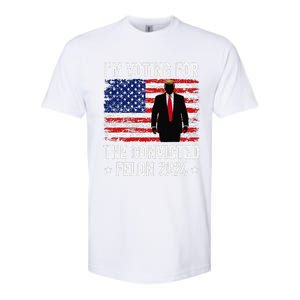 I Am Voting Convicted Felon 2024 Softstyle CVC T-Shirt