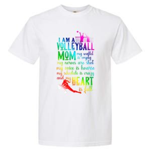 I'm A Volleyball Mom Gift Cool Volleyball Mom Gift Garment-Dyed Heavyweight T-Shirt