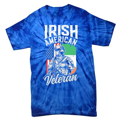 Irish American Veteran Roots Family Ireland Us Usa America Great Gift Tie-Dye T-Shirt