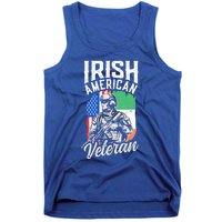 Irish American Veteran Roots Family Ireland Us Usa America Great Gift Tank Top