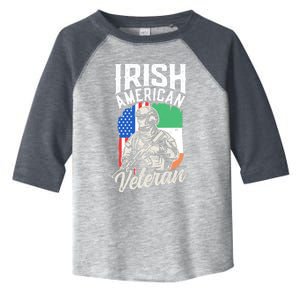 Irish American Veteran Roots Family Ireland Us Usa America Great Gift Toddler Fine Jersey T-Shirt