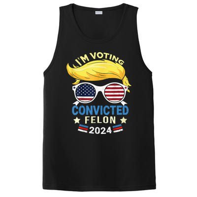 I Am Voting Convicted Felon 2024 Trump 2024 PosiCharge Competitor Tank