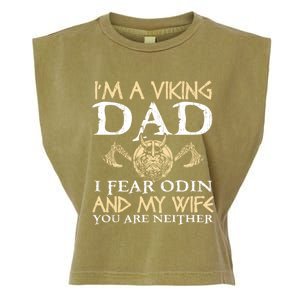 Im A Viking Dad Pagan Scandinavian Norse Fathers Day Gift Garment-Dyed Women's Muscle Tee