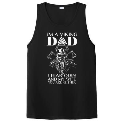 IM A Viking Dad I Fear Odin And My Wife Funny Viking PosiCharge Competitor Tank