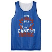 Im A Veteran And A Cancer Survivor Veterans Day Gift Mesh Reversible Basketball Jersey Tank