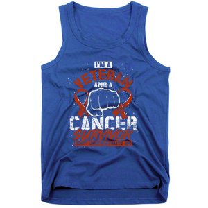 Im A Veteran And A Cancer Survivor Veterans Day Gift Tank Top