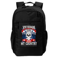 IM A Veteran With Zero Tolerance Backpack