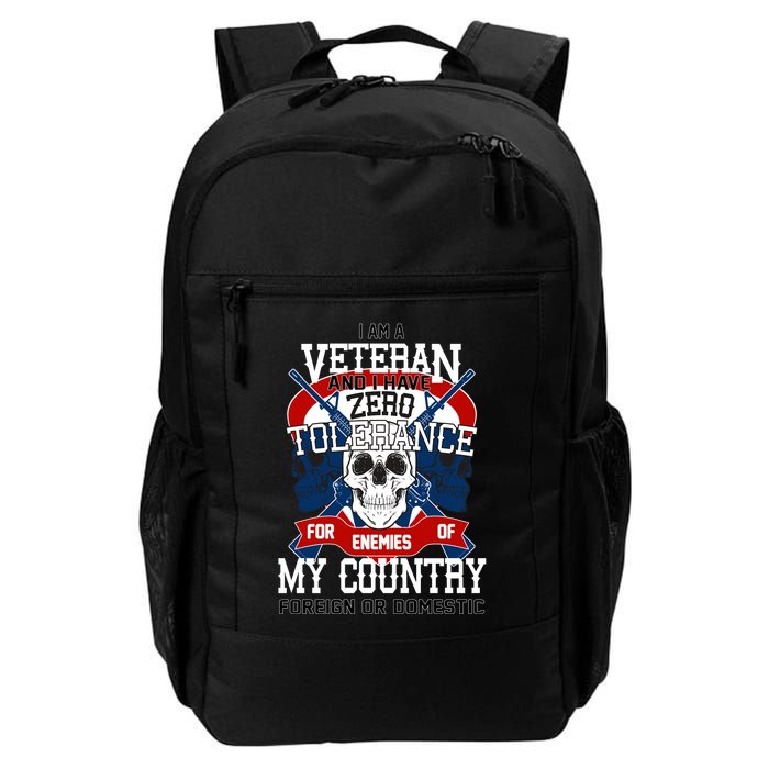IM A Veteran With Zero Tolerance Backpack