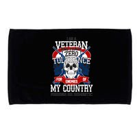 IM A Veteran With Zero Tolerance Microfiber Hand Towel