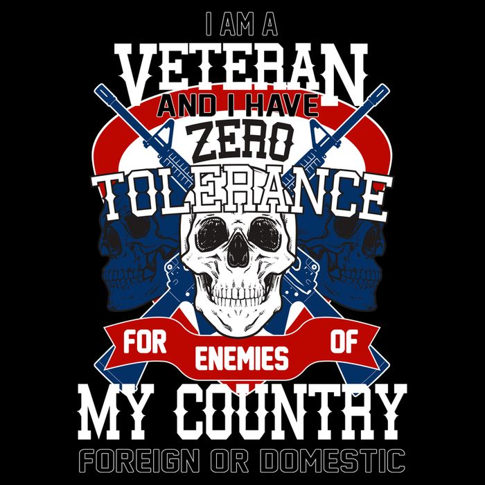 IM A Veteran With Zero Tolerance Wool Snapback Cap