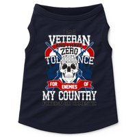 IM A Veteran With Zero Tolerance Doggie Tank
