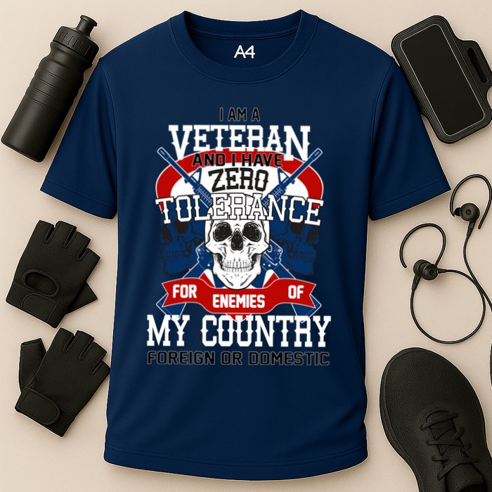 IM A Veteran With Zero Tolerance Performance Shirt