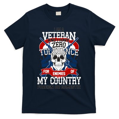 IM A Veteran With Zero Tolerance T-Shirt