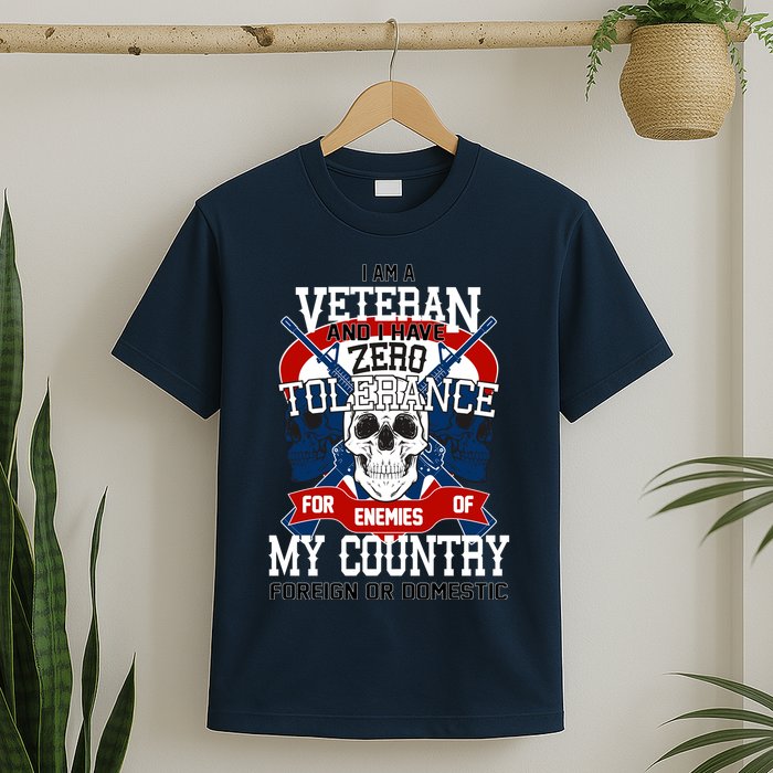 IM A Veteran With Zero Tolerance T-Shirt