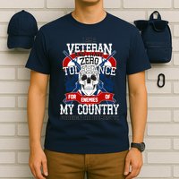 IM A Veteran With Zero Tolerance T-Shirt