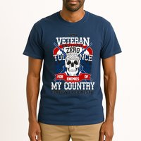 IM A Veteran With Zero Tolerance Tall T-Shirt