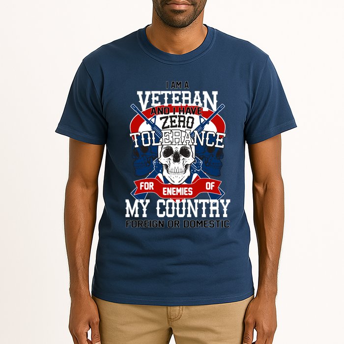IM A Veteran With Zero Tolerance Tall T-Shirt