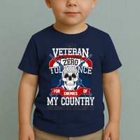 IM A Veteran With Zero Tolerance Toddler T-Shirt