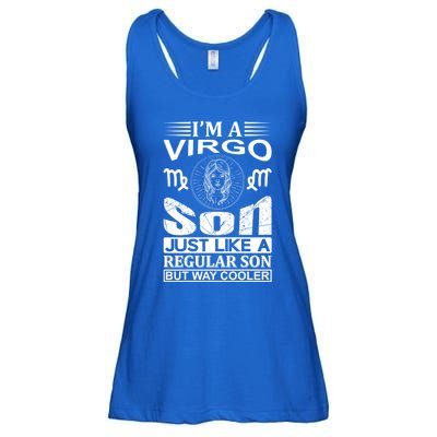 Im A Virgo Son Meaningful Gift Funny Virgo Quote Funny Gift Ladies Essential Flowy Tank