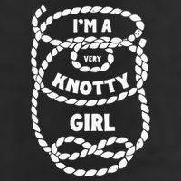 I’M A Very Knotty Girl 7 Panel Mesh Trucker Snapback Hat