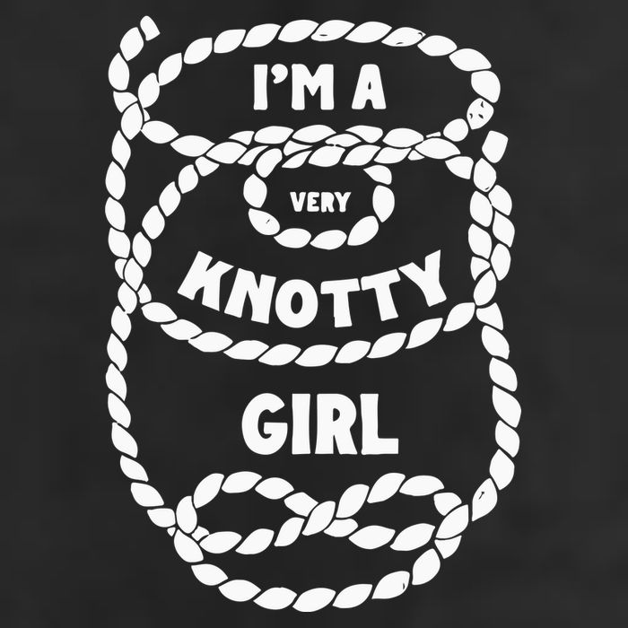 I’M A Very Knotty Girl 7 Panel Mesh Trucker Snapback Hat
