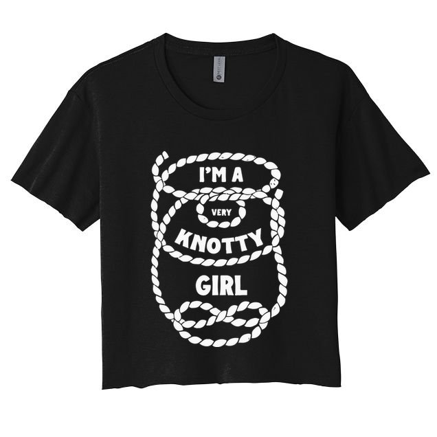 I’M A Very Knotty Girl Crop Top