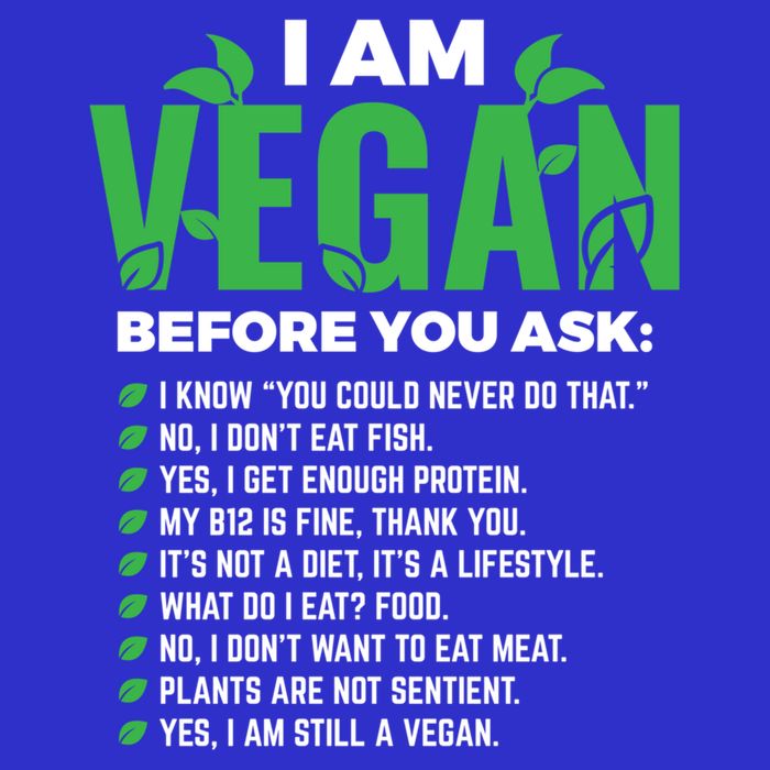 I Am Vegan Before You Ask Veganism Vegetarian Vegan Funny Gift 16 in Basic Backpack