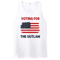 I Am Voting For The Outlaw 2024 Bold Election Statement PosiCharge Competitor Tank