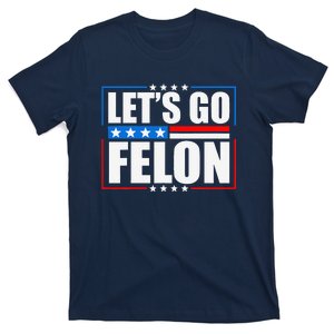 I Am Voting Convicted Felon 2024 Trump Lets Go Felon T-Shirt