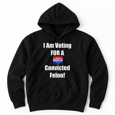 I Am Voting For A Convicted Felon Trump 2024 Hoodie