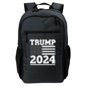 I Am Voting For The Convicted Felon Trump 2024 Usa Flag Front And Back Daily Commute Backpack