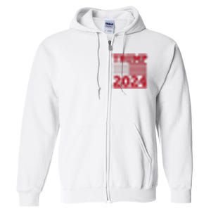 I Am Voting For The Convicted Felon Trump 2024 Usa Flag Front And Back Full Zip Hoodie