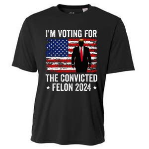 I Am Voting Convicted Felon 2024 Cooling Performance Crew T-Shirt