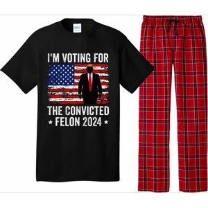 I Am Voting Convicted Felon 2024 Pajama Set