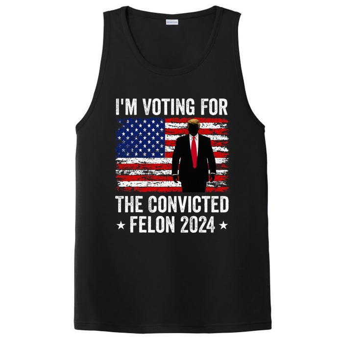 I Am Voting Convicted Felon 2024 PosiCharge Competitor Tank