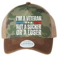 IM A Veteran Not A Sucker Or A Loser Legacy Tie Dye Trucker Hat