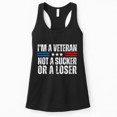IM A Veteran Not A Sucker Or A Loser Womens Tank Top