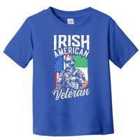 Irish American Veteran Roots Family Ireland Us Usa America Funny Gift Toddler T-Shirt