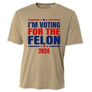 I Am Voting For The Felon Felon For President Cooling Performance Crew T-Shirt